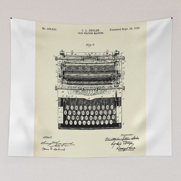 Item preview, Type Writing Machine-1896 designed and sold by paulrommer.