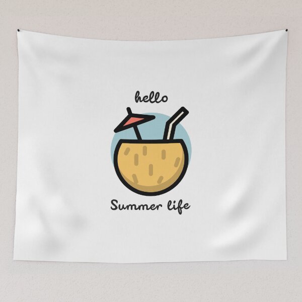 Item preview, Hello Summer Life designed and sold by art-fox.