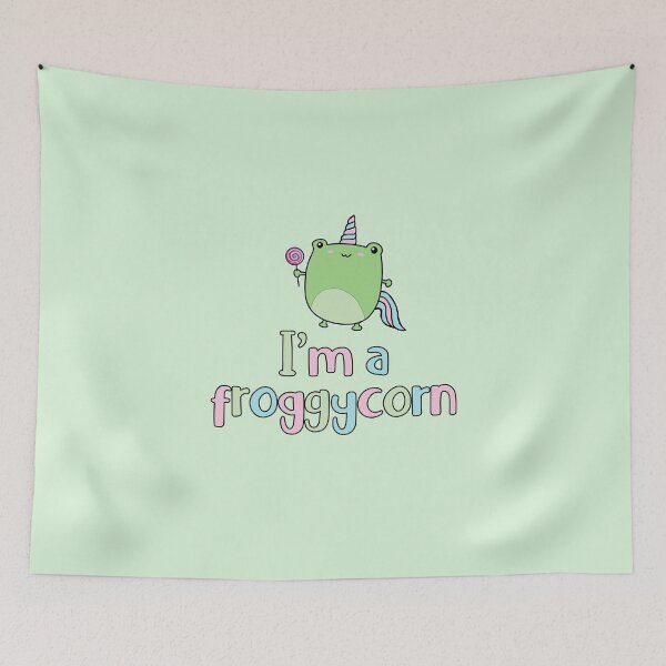 Item preview, Froggycorn Kawaii Froggy Unicorn designed and sold by GrimButterfly.