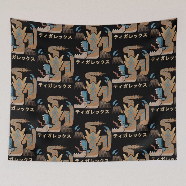 Item preview, Monster Hunter World Iceborne Tigrex Kanji Icon  designed and sold by Carridine01.