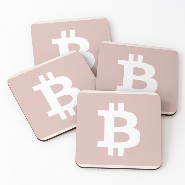 Item preview, Cryptocurrency Art pastel pink, Abstract Exhibition Crypto, Bitcoin, Bitcoin Walll Decor designed and sold by re-make-.