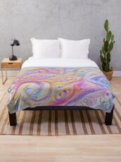 Summer day #DeepDream A Throw Blanket