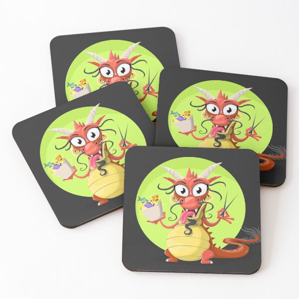 Item preview, Cute Dragon In Hungry Mood Green designed and sold by ParadoxEnvision.