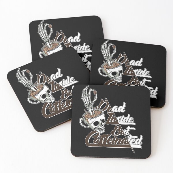 Item preview, Dead Inside But Caffeinated designed and sold by PlusPlayStore.