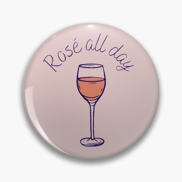 Item preview, Rosé all day, wine glass designed and sold by DGFashion.