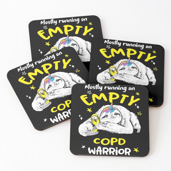 Item preview, Mostly running on Empty COPD Warrior designed and sold by ElizabethS809.