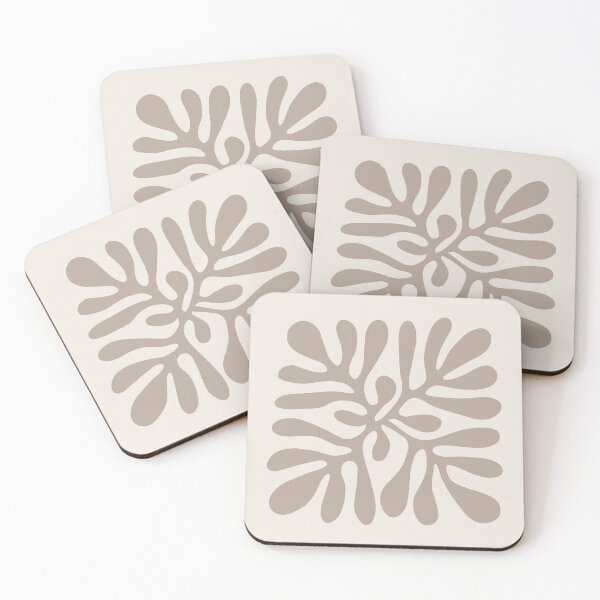 Item preview, Henri Matisse Beige Flower, Paper Decoupes Art Beige Colors, Matisse Cutout's designed and sold by re-make-.