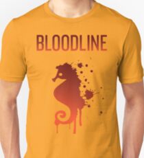 Blutlinie Seepferdchen Slim Fit T-Shirt