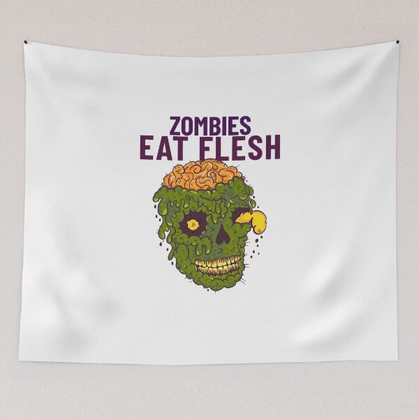 Item preview, Zombies Eat Flesh Parody designed and sold by art-fox.