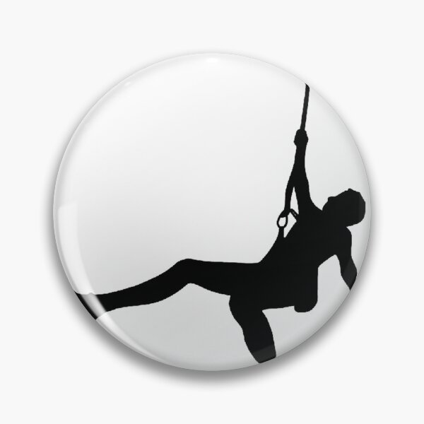 Item preview, Rock climbing climber silhouette designed and sold by tomskala.