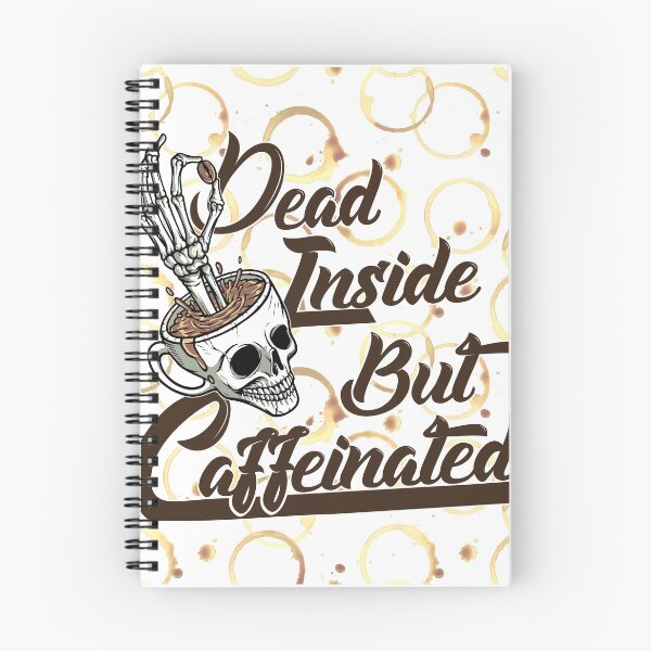 Item preview, Dead Inside But Caffeinated designed and sold by PlusPlayStore.
