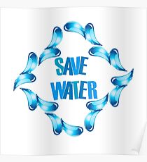 Save Water Drawing: Posters 