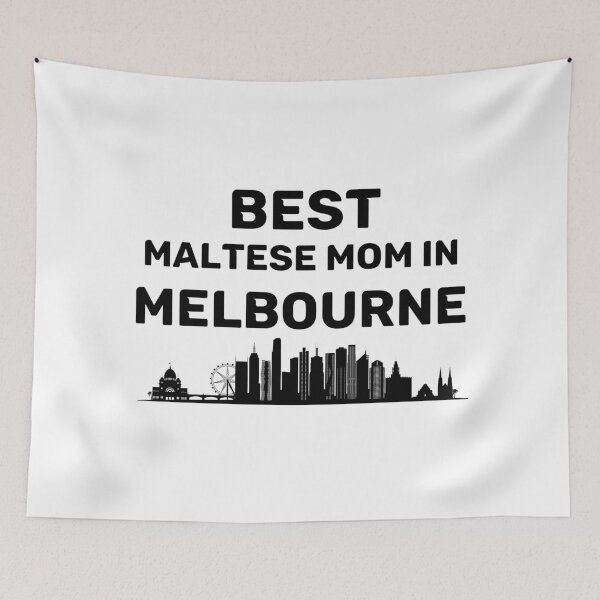 Item preview, Maltese Mom - Melbourne - Best Mom - Skyline - Black designed and sold by Beyond Words.