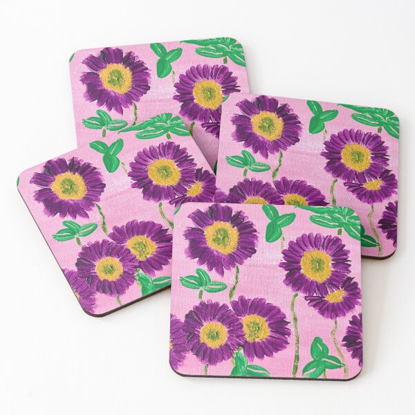 Item preview, Purple Daisies smile  designed and sold by Ruth Breen Artwork .