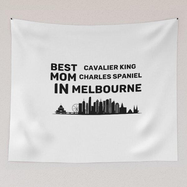 Item preview, Cavalier King Charles Mom - Melbourne - Best Mom - Skyline - Black designed and sold by Beyond Words.
