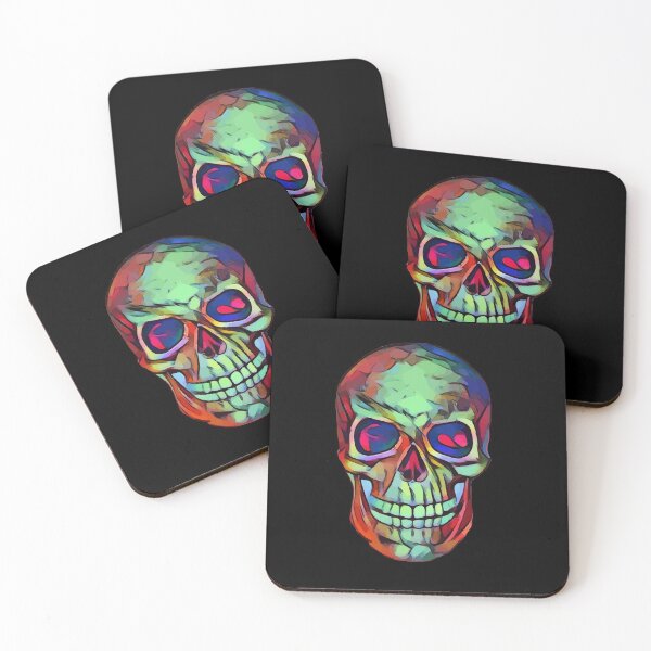 Item preview, Colorful Patches Punk Skull- Mad Skull designed and sold by Avani01.