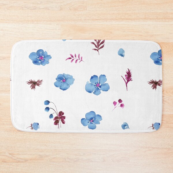 Item preview, Little Blue and Red Flowers - Stickers designed and sold by Pavnud.