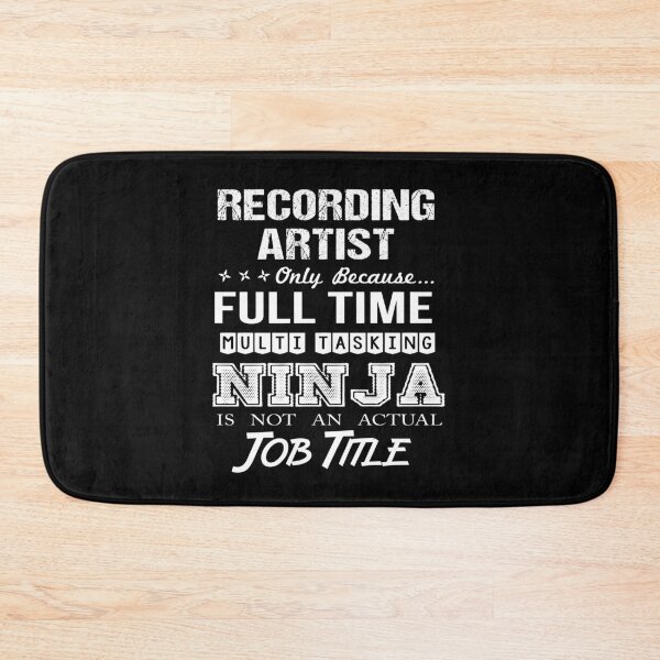 Item preview, Recording Artist T Shirt - Multitasking Ninja Job Gift Item Tee designed and sold by uillamab.
