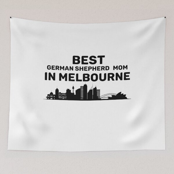 Item preview, German Shepherd Mom - Melbourne - Best Mom - Skyline - Black designed and sold by Beyond Words.