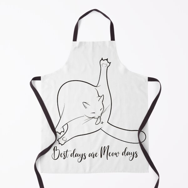 Item preview, Best days are meow days cat lineart designed and sold by LavrushaArt.