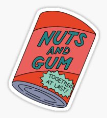 Nuts and Gum Sticker