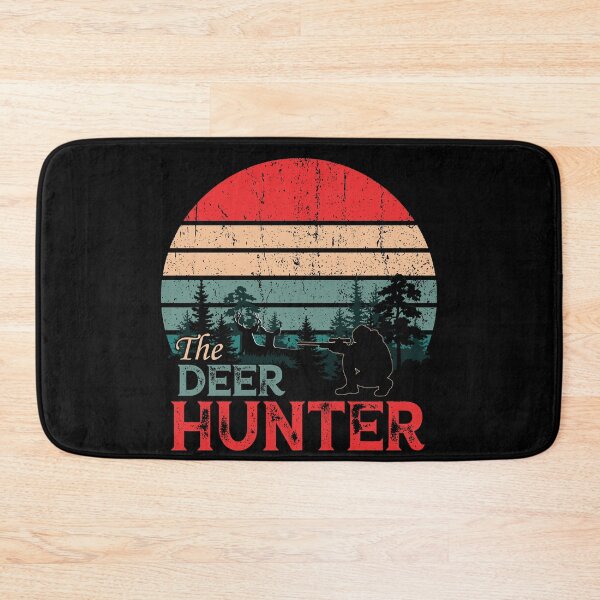 Item preview, The Deer Hunter Vintage Sunset Retro Style Hunting Lovers designed and sold by Dolphin Graphic.