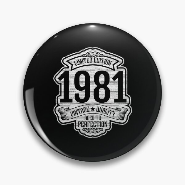 Item preview, Born in 1981 40th birthday Vintage 1981 designed and sold by Dubbra.