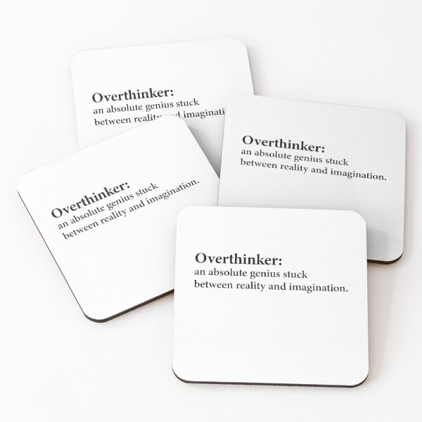 Item preview, funny overthinker definition  designed and sold by mo-stuff.