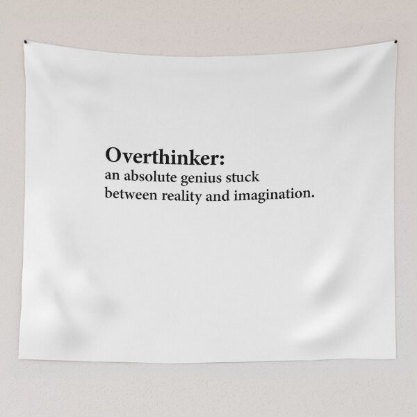 Item preview, funny overthinker definition  designed and sold by mo-stuff.