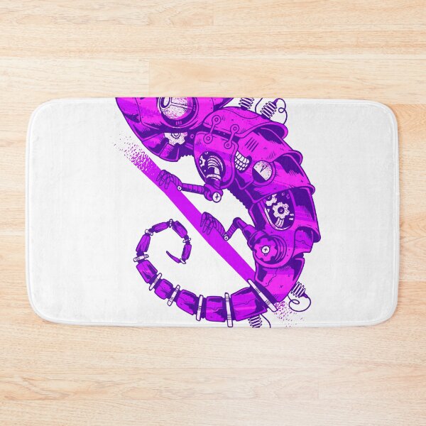 Item preview, Purple Steampunk clockwork chameleon vintage style designed and sold by TRIBExSPACE.