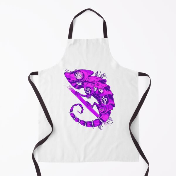 Item preview, Purple Steampunk clockwork chameleon vintage style designed and sold by TRIBExSPACE.