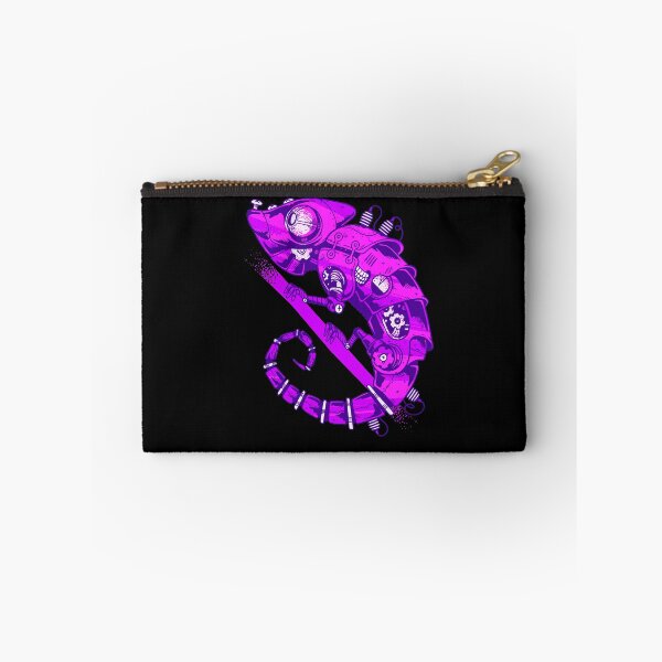 Item preview, Purple Steampunk clockwork chameleon vintage style designed and sold by TRIBExSPACE.