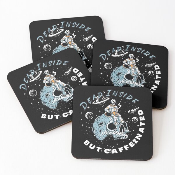 Item preview, Dead Inside But Caffeinated designed and sold by PlusPlayStore.