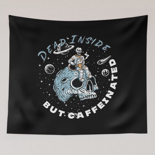 Item preview, Dead Inside But Caffeinated designed and sold by PlusPlayStore.