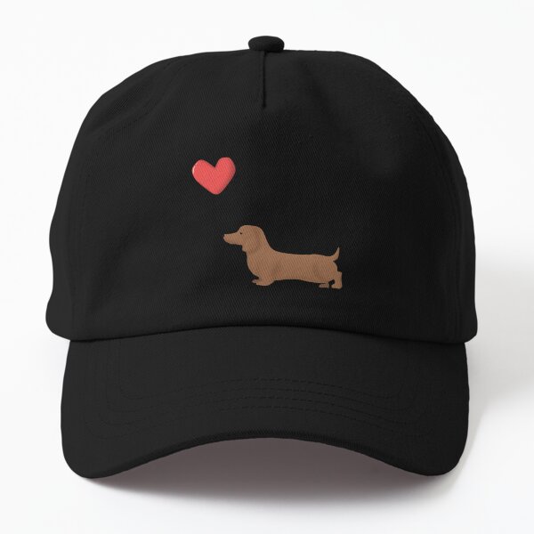 Sausage Dog Holding a balloon Dad Hat