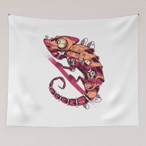 Item preview, Steampunk clockwork chameleon vintage style designed and sold by TRIBExSPACE.