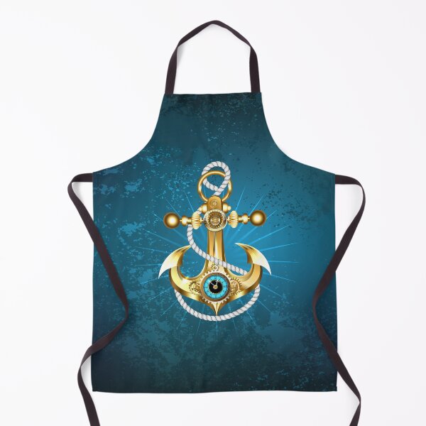 Item preview, Anchor with clock (Steampunk) designed and sold by Blackmoon9.