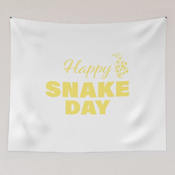 Item preview, Happy Snake Day! designed and sold by FunFactsFactory.