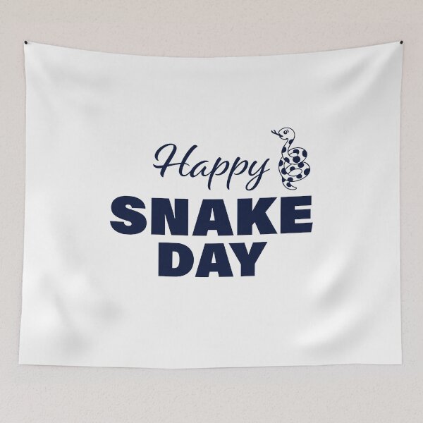 Item preview, Happy Snake Day! designed and sold by FunFactsFactory.