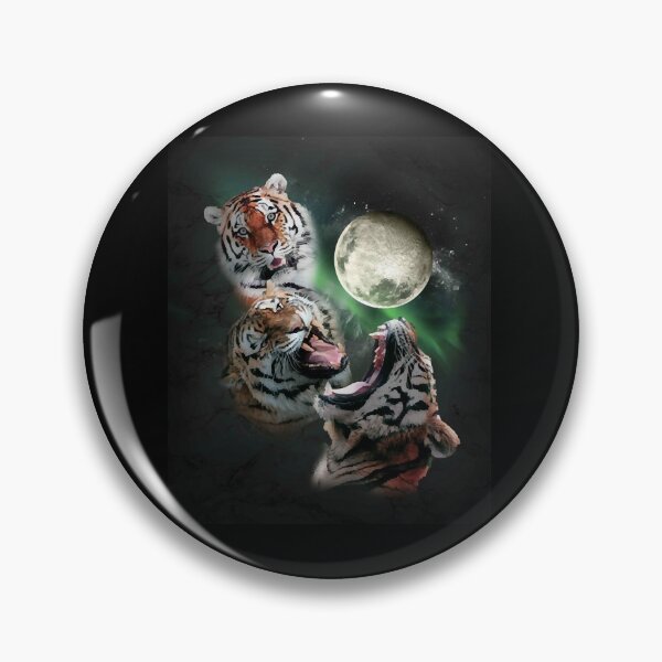 Item preview, 3 Tiger Moon, Wolf Tigers, Wolves Howling  designed and sold by Carridine01.