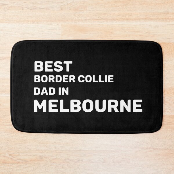 Item preview, Border Collie Dad - Melbourne - Best Dad - Skyline designed and sold by Beyond Words.