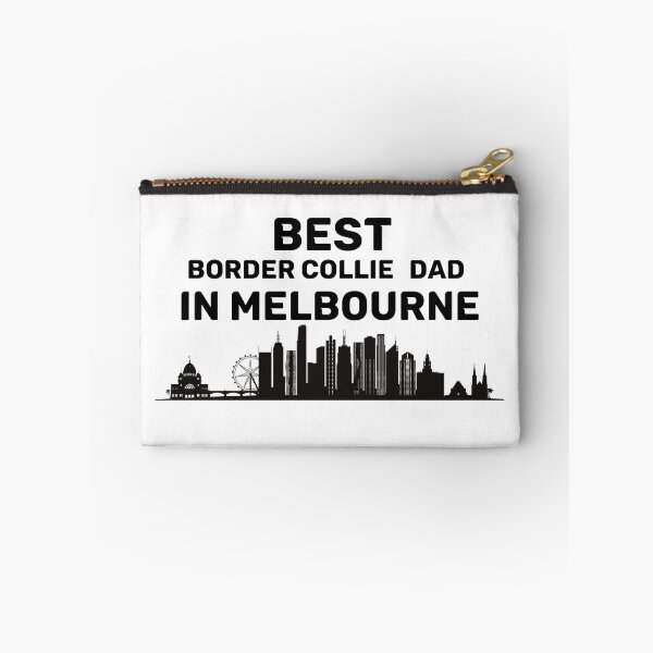 Item preview, Border Collie Dad - Melbourne - Best Dad - Skyline - Black designed and sold by Beyond Words.