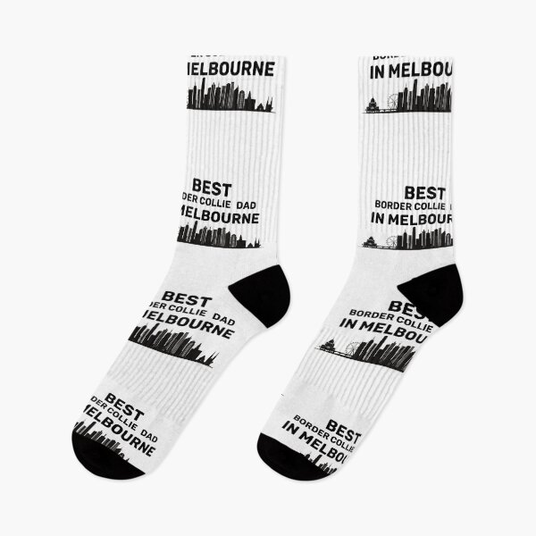 Item preview, Border Collie Dad - Melbourne - Best Dad - Skyline - Black designed and sold by Beyond Words.