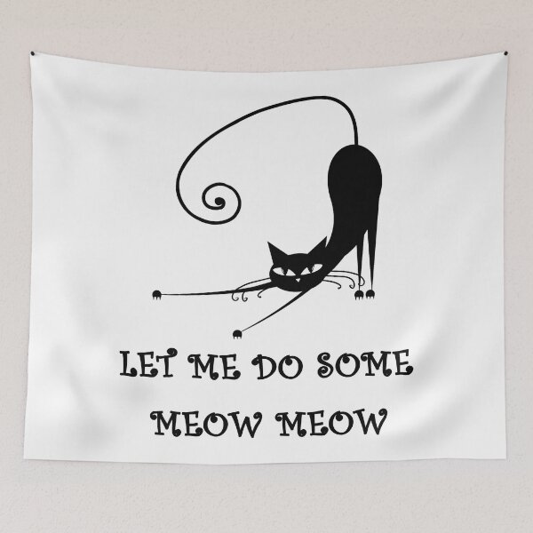 Item preview, Big Stretch Cat, funny shirt for cat lovers designed and sold by Goods-by-Jojo.