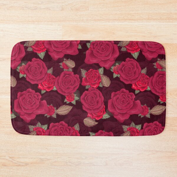 Item preview, Dark roses pattern designed and sold by ArtStyleAlice.