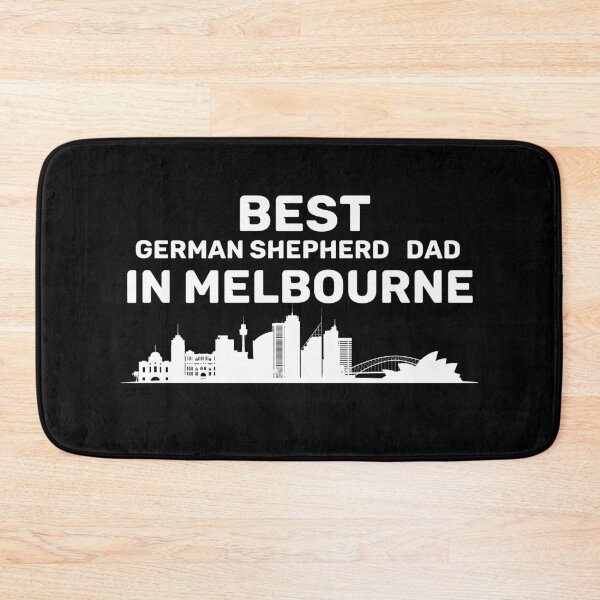 Item preview, German Shepherd dad - Melbourne - Best Dad - Skyline designed and sold by Beyond Words.