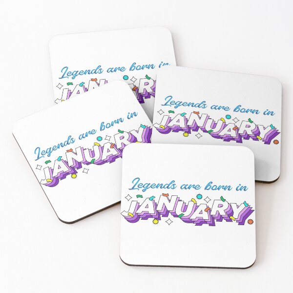 Item preview, Legends are born in January designed and sold by ElenaDanilo.