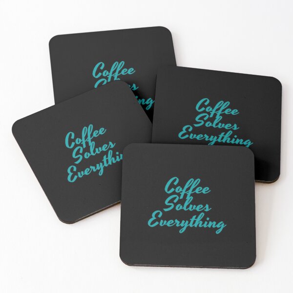 Item preview, A Cup Of Coffee Solves Everything designed and sold by Artistive.