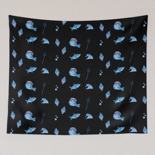 Item preview,  Gawr Gura Cute Shark Pattern Set Vtuber designed and sold by yellowpomelo.