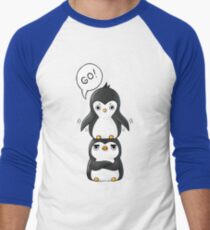 Penguins Men's Baseball ¾ T-Shirt